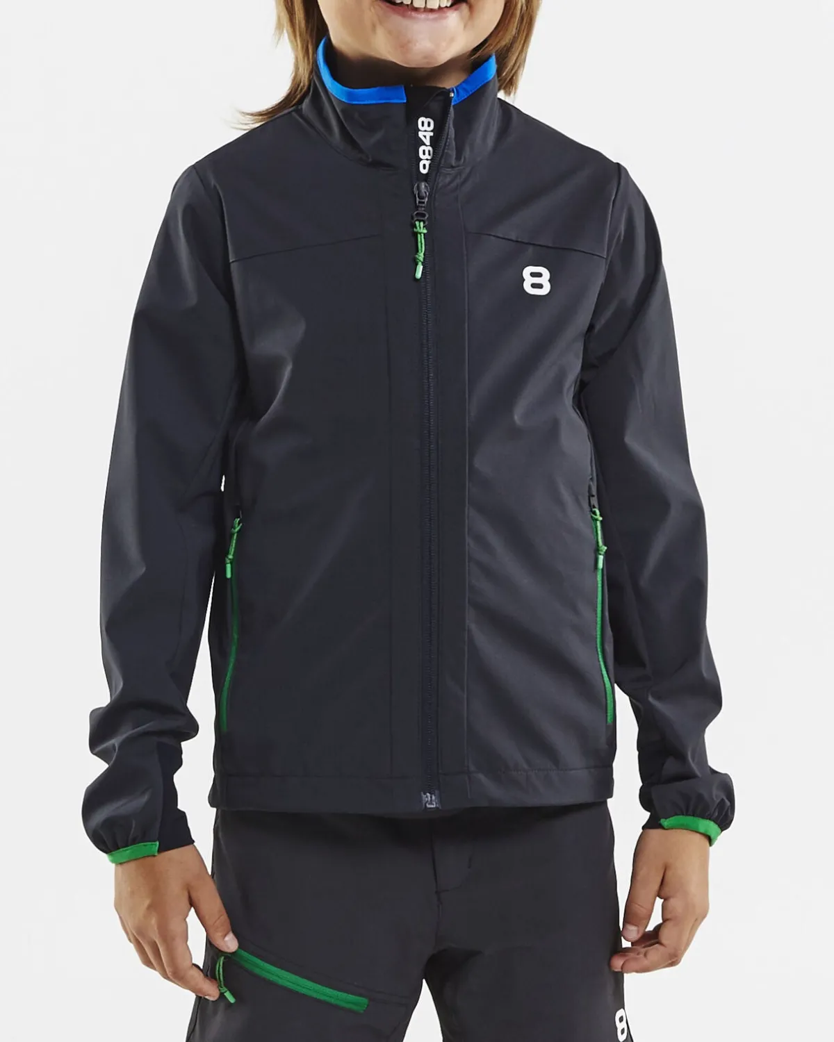 Børn 8848Altitude Overtøj>8848 Altitude Otis Jr Jakke, Charcoal