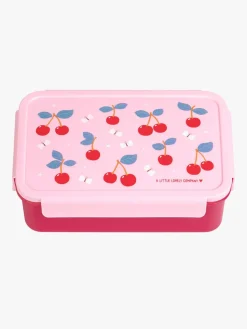 ALittleLovelyCompany Spisetid*A Little Lovely Company Bento Madkasse, Kirsebær Lyserød/Flerfarvet