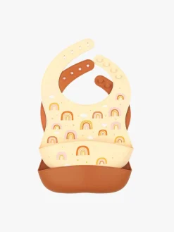 ALittleLovelyCompany Spisetid*A Little Lovely Company Silikonehagesmæk 2-pak, Skovens Venner Brun