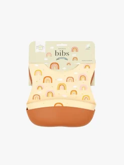 ALittleLovelyCompany Spisetid*A Little Lovely Company Silikonehagesmæk 2-pak, Skovens Venner Brun