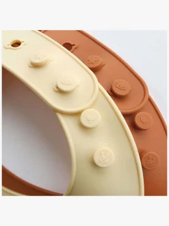 ALittleLovelyCompany Spisetid*A Little Lovely Company Silikonehagesmæk 2-pak, Skovens Venner Brun