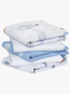 AdenAnais Stofbleer, Nusseklude & Babytæpper>Aden + Anais™ Essentials Stofble 5-Pak, Space Explorers