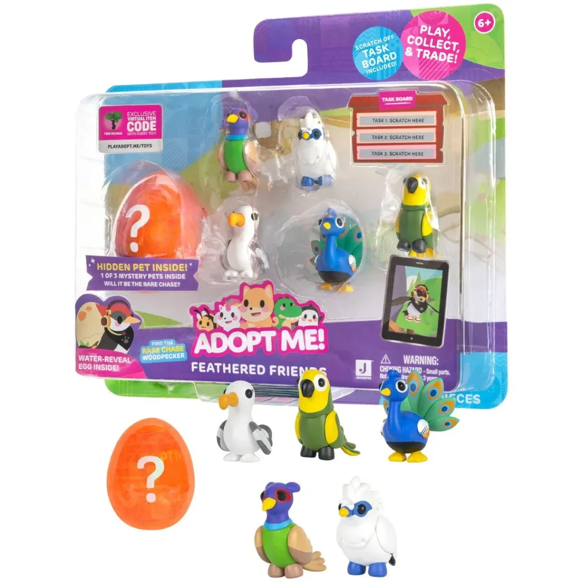 AdoptMe Legetøjsfigurer*Adopt Me 6 Figursæt Feathered Friends