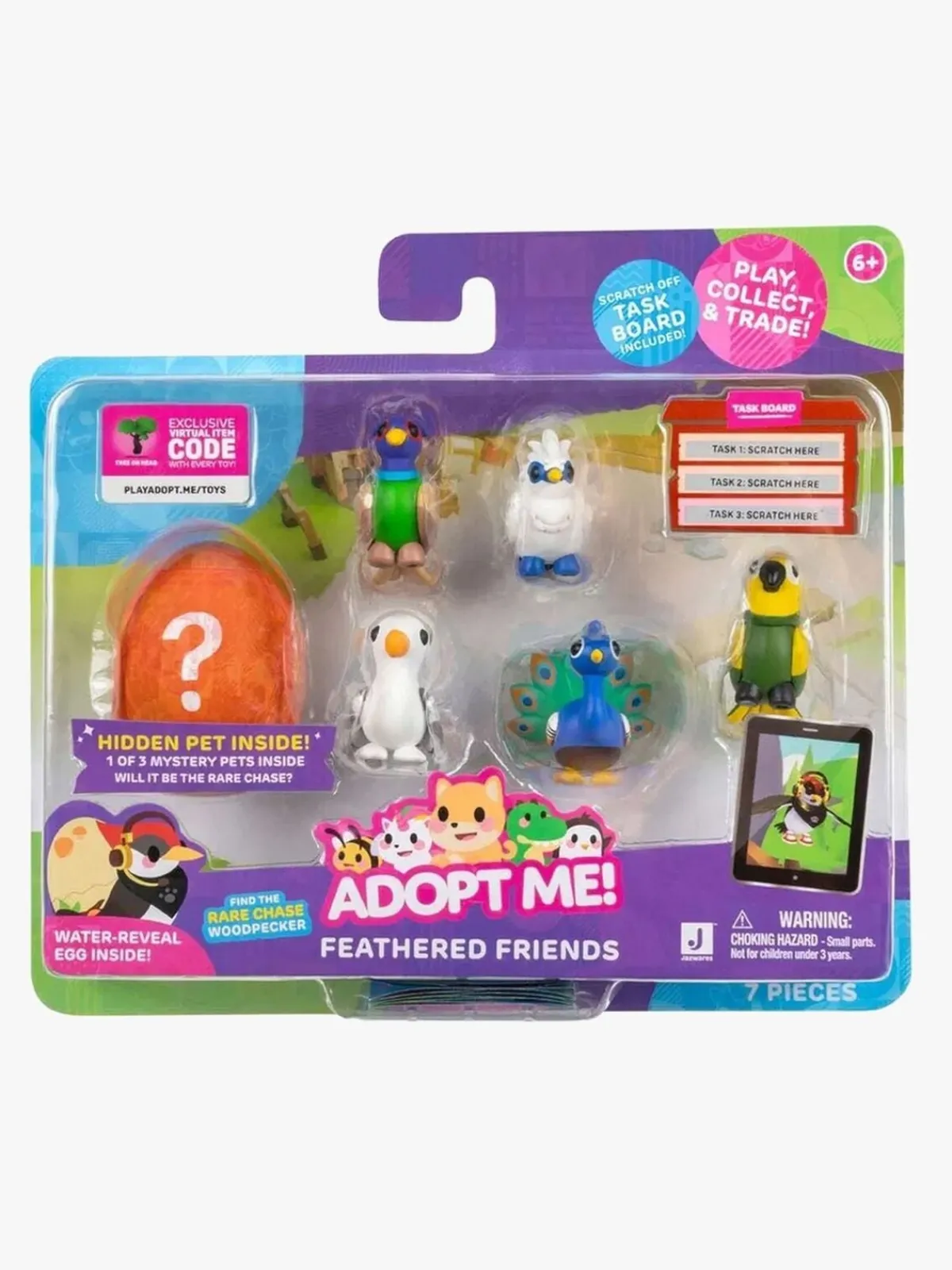 AdoptMe Legetøjsfigurer*Adopt Me 6 Figursæt Feathered Friends