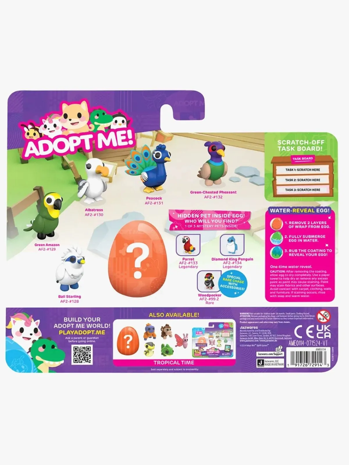 AdoptMe Legetøjsfigurer*Adopt Me 6 Figursæt Feathered Friends