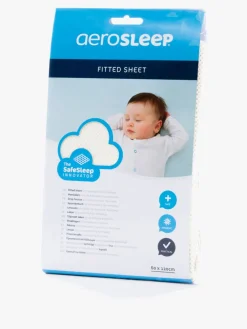 AeroSleep Sengetøj*Stræklagen 60x120, Hvid