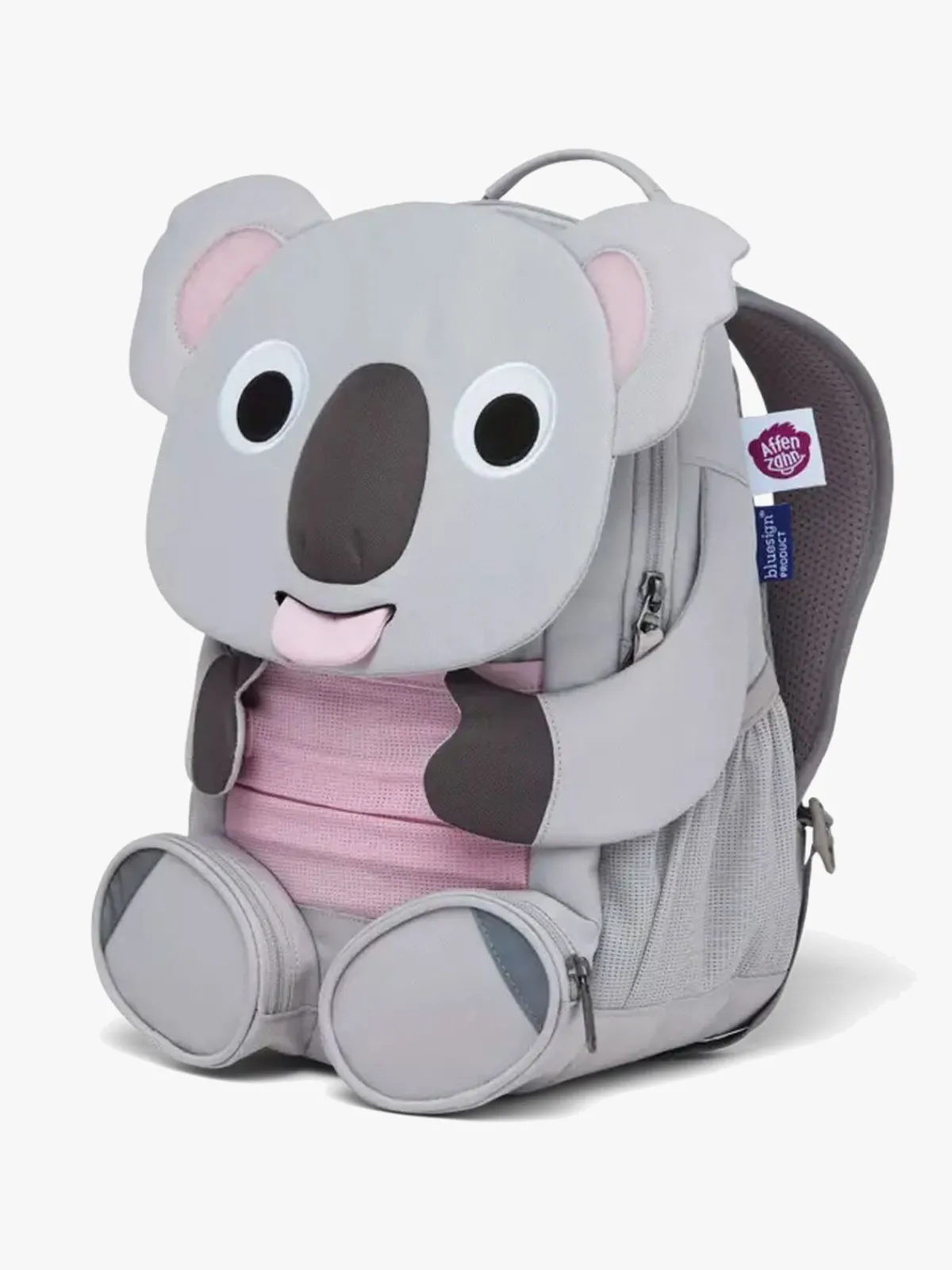 Affenzahn Tasker*Large Friend Rygsæk 8L, Koala Grå/Lyserød
