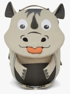Affenzahn Tasker*Small Friend Rygsæk 4L, Rhino Grå/Beige/Orange