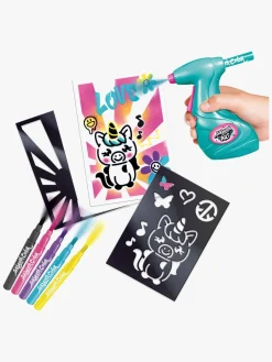 AirbrushPlush Kreativt Legetøj>AIRBRUSH PLUSH Mini Poster Kreasæt