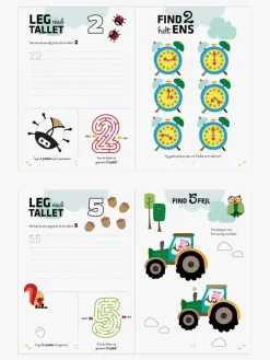 BarboToys Bøger*Aktivitetsbog Lær Tal med Wacky Wonders Bondegårdsdyr