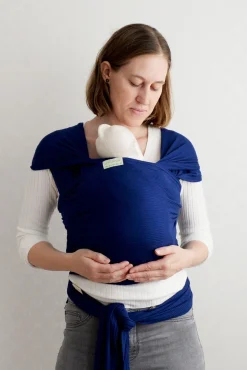 AldoriaBaby Bæreseler, Strækvikler & Bærestole>Aldoria Bambus Soft Strækvikle, Marineblå