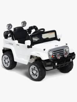 AlexGarage1 Elbiler & -Køretøjer>Alex's Garage Elbil Jeep, Hvid