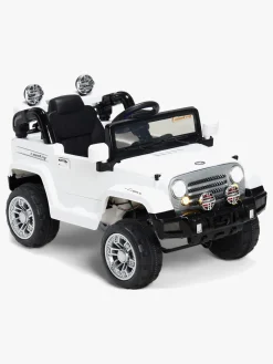 AlexGarage1 Elbiler & -Køretøjer>Alex's Garage Elbil Jeep, Hvid