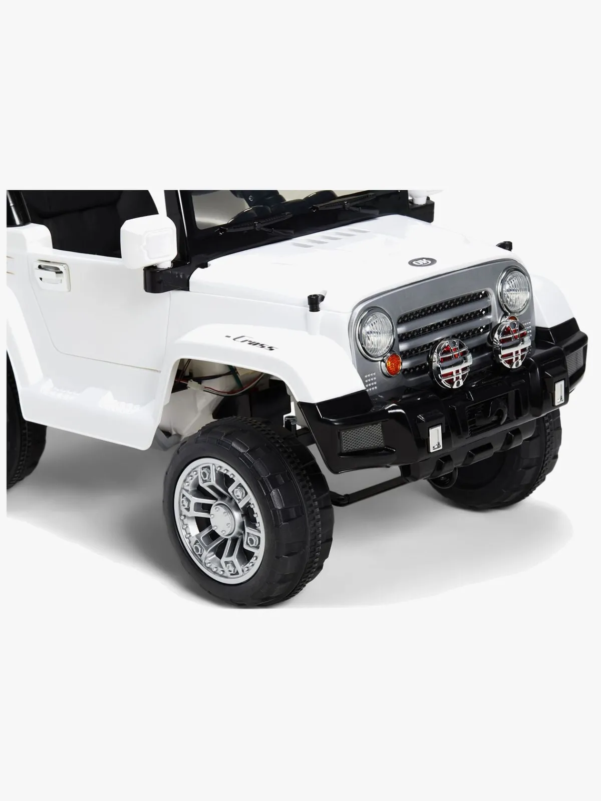 AlexGarage1 Elbiler & -Køretøjer>Alex's Garage Elbil Jeep, Hvid