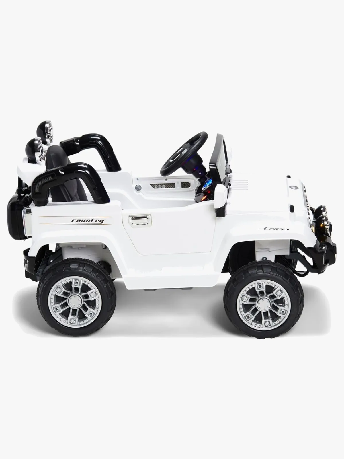 AlexGarage1 Elbiler & -Køretøjer>Alex's Garage Elbil Jeep, Hvid