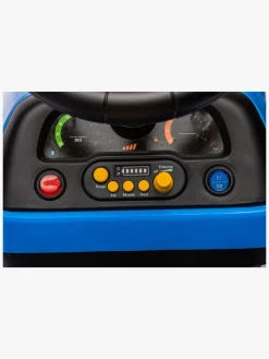 AlexGarage1 Alex's Garage Eltraktor med Trailer, Blå