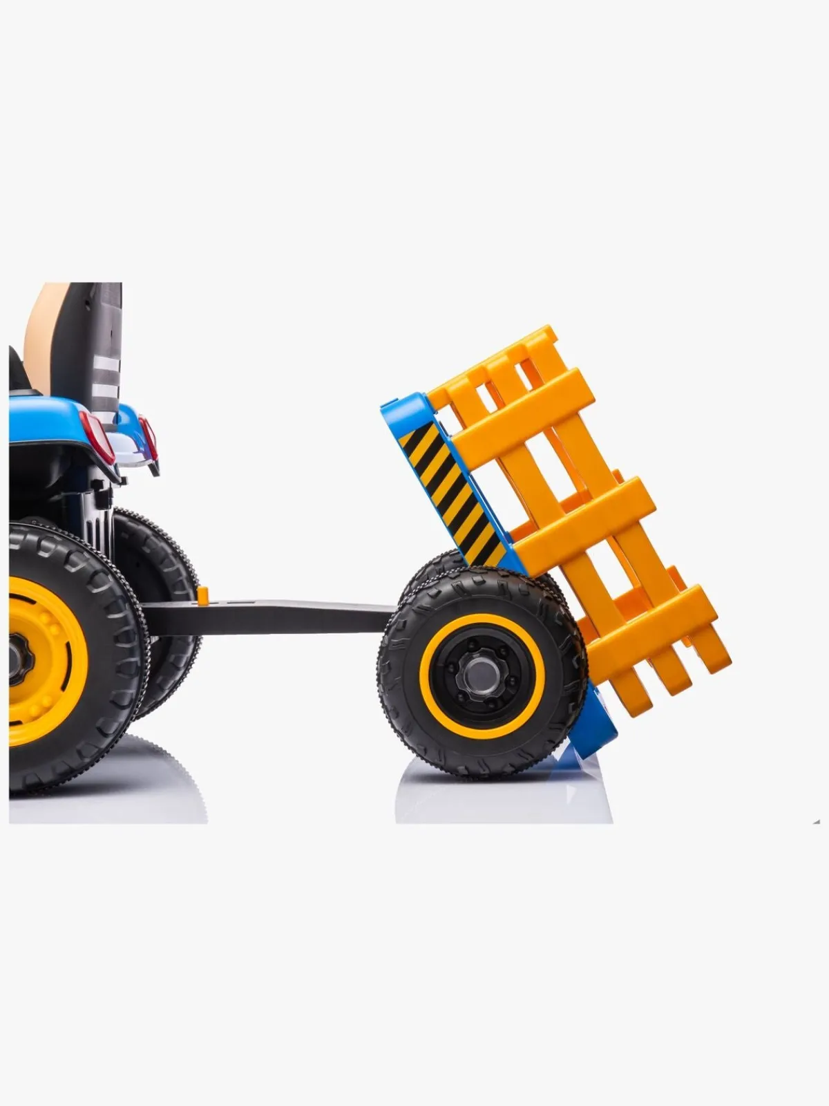 AlexGarage1 Alex's Garage Eltraktor med Trailer, Blå