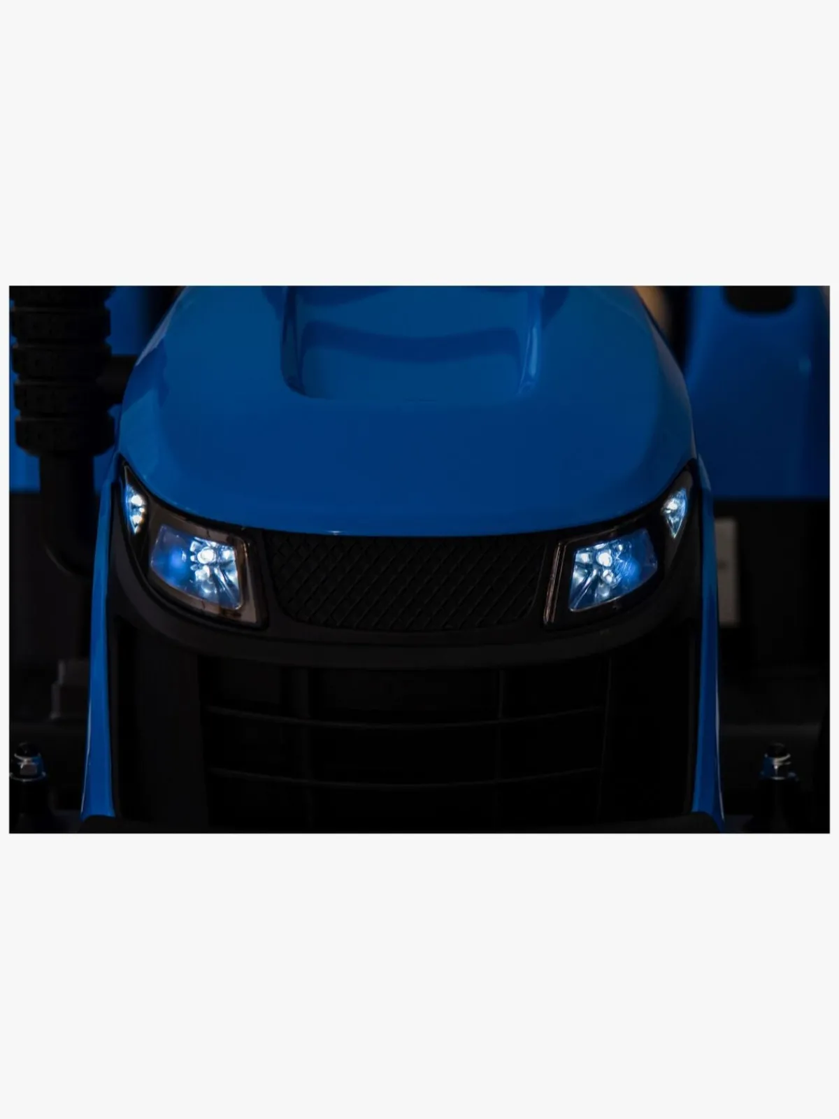 AlexGarage1 Alex's Garage Eltraktor med Trailer, Blå