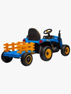 AlexGarage1 Alex's Garage Eltraktor med Trailer, Blå