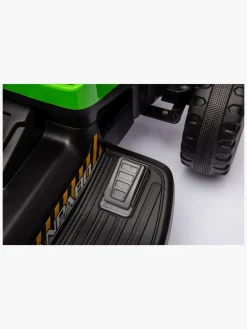 AlexGarage1 Elbiler & -Køretøjer*Alex's Garage Eltraktor med Trailer, Grøn Grøn