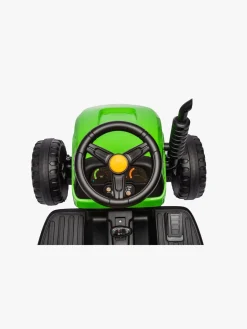 AlexGarage1 Elbiler & -Køretøjer*Alex's Garage Eltraktor med Trailer, Grøn Grøn