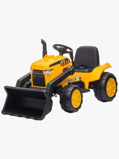 AlexGarage1 Elbiler & -Køretøjer*Alex's Garage Eltraktor med Front Loader, Gul