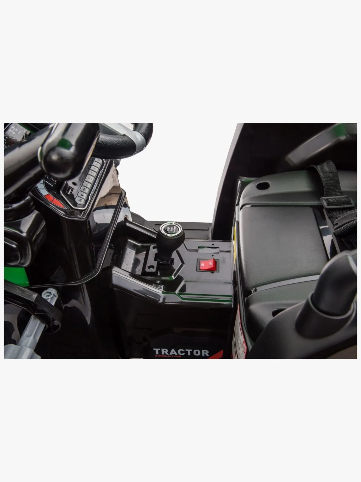 AlexGarage1 Elbiler & -Køretøjer>Alex's Garage Rechargeable Eltraktor