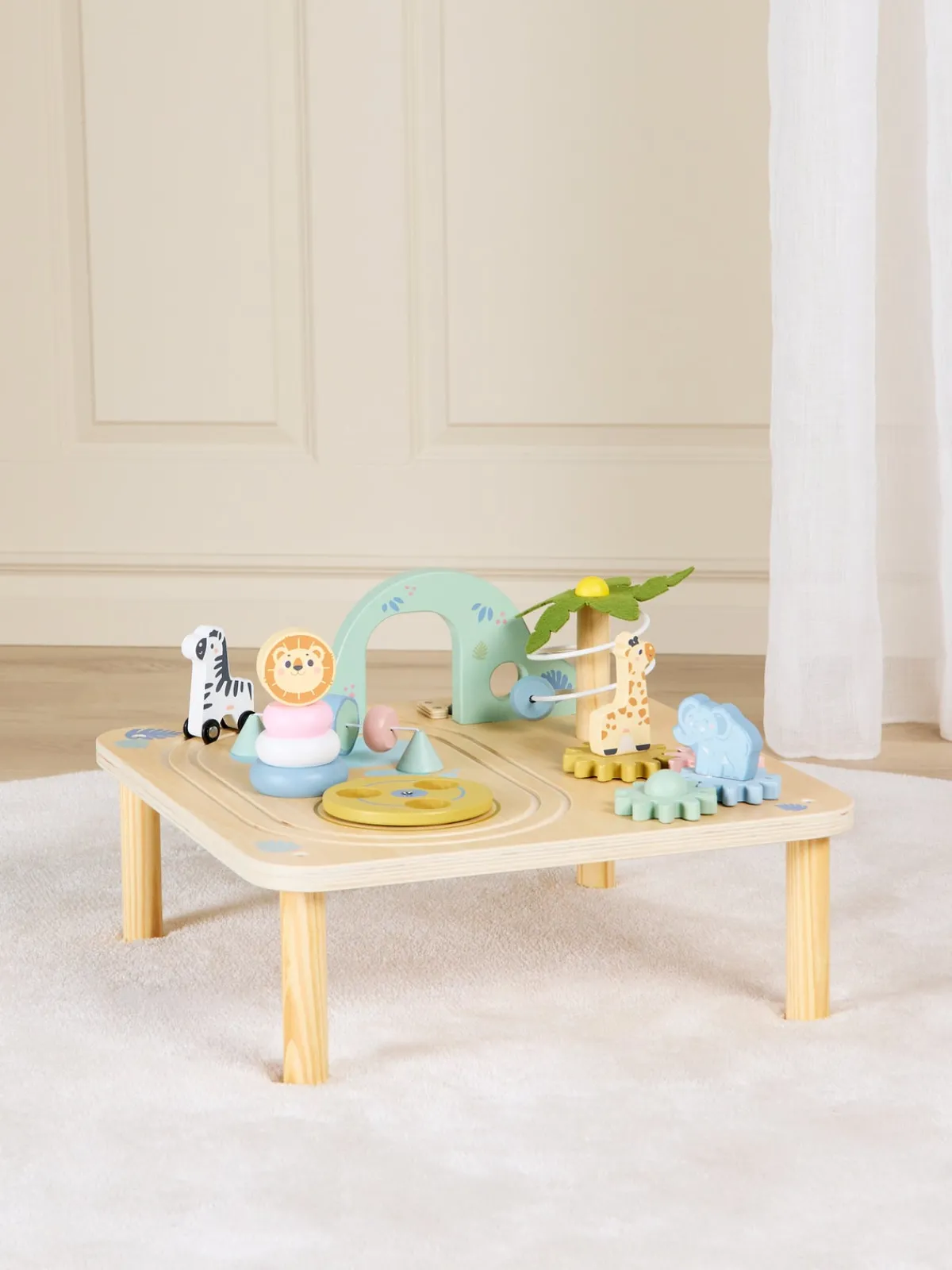 AliceFox Babylegetøj>Alice & Fox Aktivitetsbord Safari