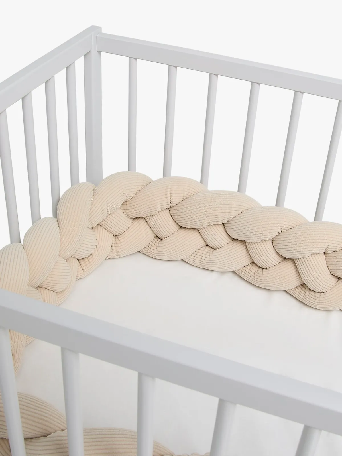 AliceFox Sengetøj*Alice & Fox Braid Sengerand 210cm, Manchester Beige