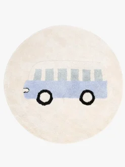 AliceFox Gulvtæpper*Alice & Fox Bus Gulvtæppe Ø140 Beige/Blå