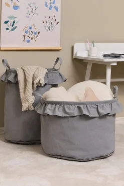 AliceFox Opbevaring*Alice & Fox DEMI Opbevaringskurve 2-pak, Grå Grå