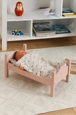 AliceFox Dukker & Bamser*Alice & Fox Dukkeseng, Pink Lyserød/Hvid