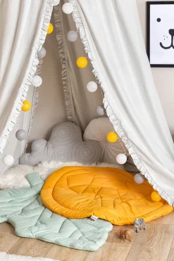 Børn AliceFox Interiør></noscript>Alice & Fox Elephant Legetæppe Ø80, Butterscotch