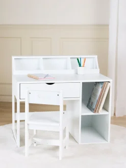 AliceFox Børnemøbler*Alice & Fox FAY Skrivebord med Stol, White Hvid