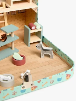 AliceFox Dukker & Bamser*Alice & Fox Kuffert Dukkehus, Blå Blå