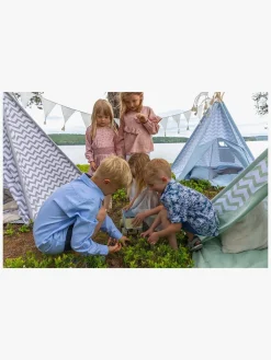 AliceFox Legetelte & -Tunneler|Legetøj Til Børn På 0-10 År*Alice & Fox Legetelt Tipi, Grøn/Hvid Grøn/Hvid