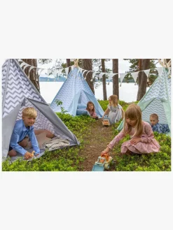 AliceFox Legetelte & -Tunneler|Legetøj Til Børn På 0-10 År*Alice & Fox Legetelt Tipi, Grøn/Hvid Grøn/Hvid