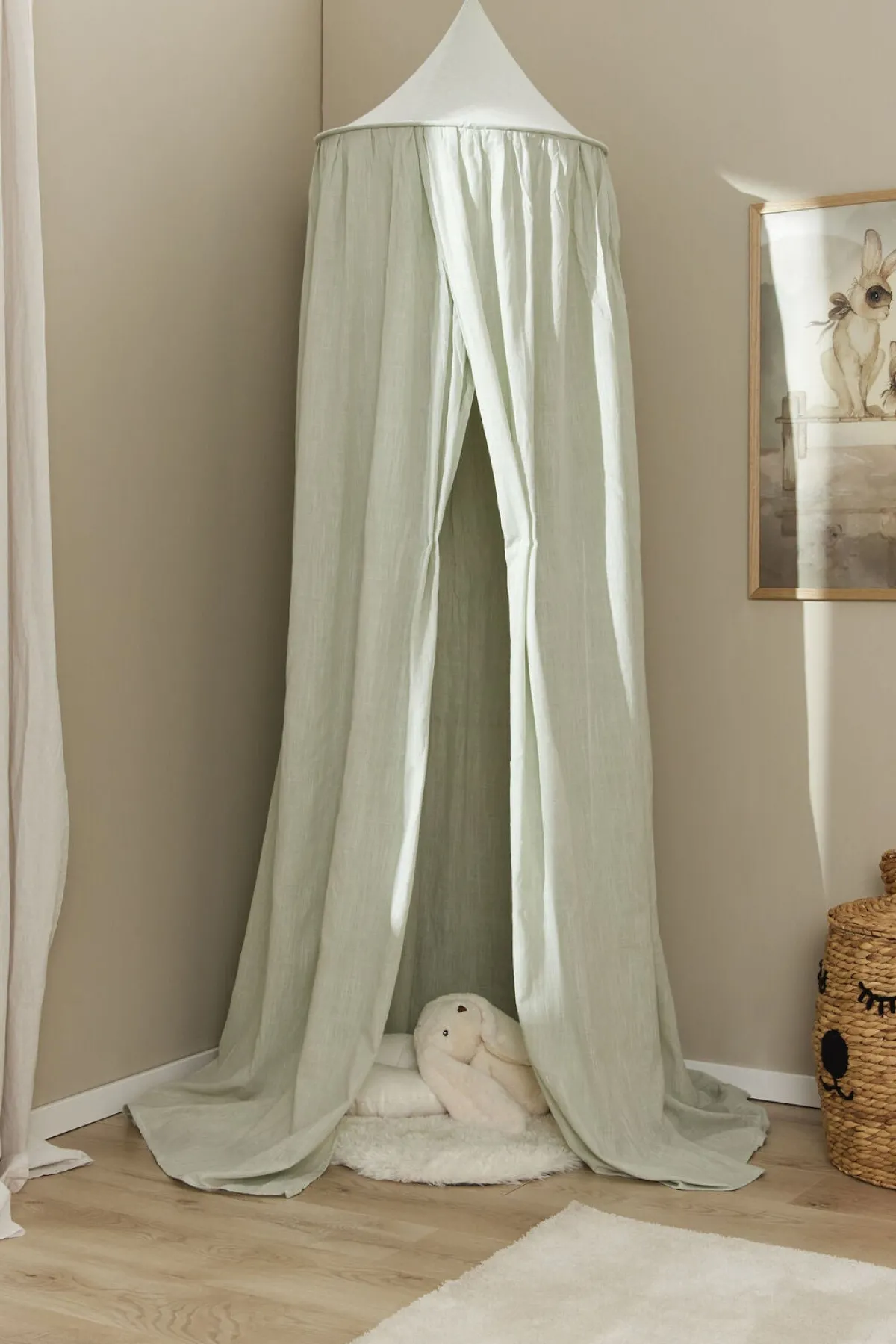 AliceFox Børnesenge & Tilbehør*Alice & Fox LINNEA Sengehimmel, Dusty Green
