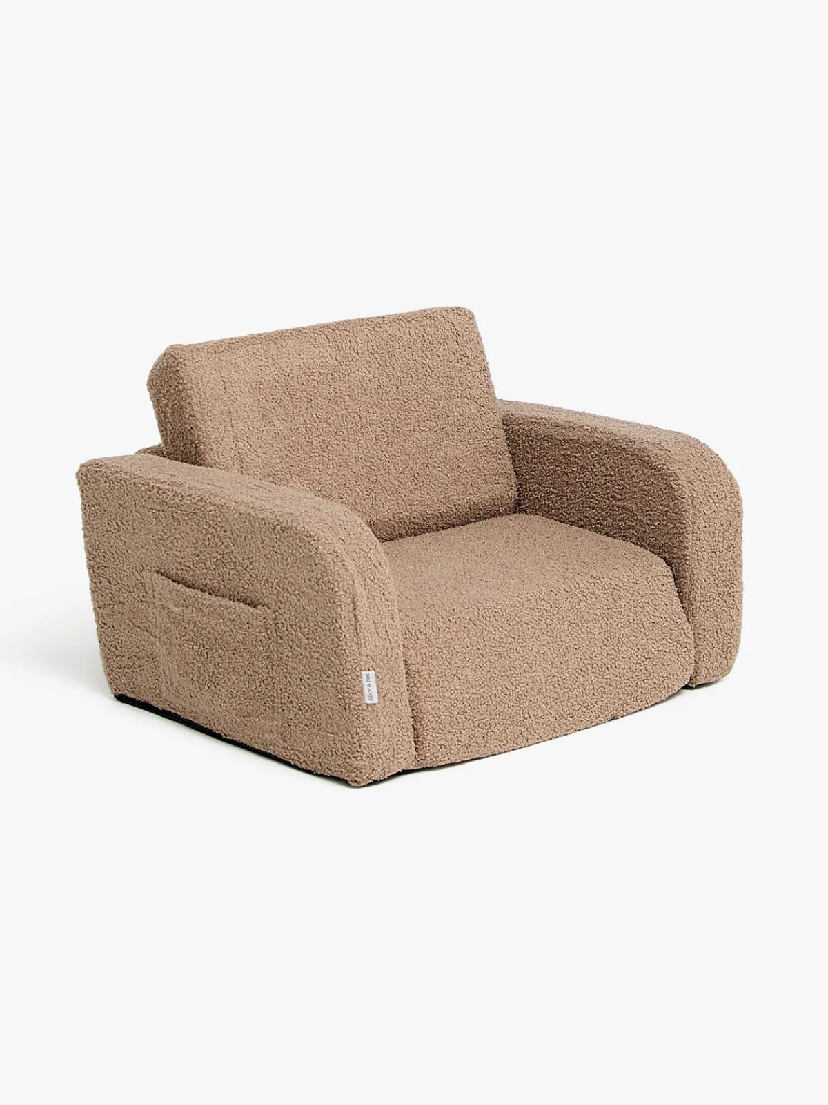 Børn AliceFox Børnemøbler>Alice & Fox MUSHY Foldbar Lænestol, Taupe Teddy