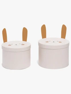 AliceFox Opbevaring*Alice & Fox Opbevaringskasser 2-pak Kanin, Lyserød