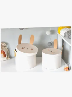 AliceFox Opbevaring*Alice & Fox Opbevaringskasser 2-pak Kanin, Lyserød