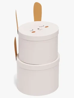 AliceFox Opbevaring*Alice & Fox Opbevaringskasser 2-pak Kanin, Lyserød