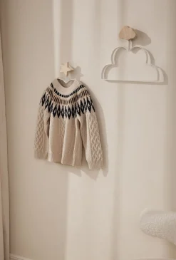 AliceFox Børnemøbler*Alice & Fox RAE Sky Bøjler 6-pak, Hvid