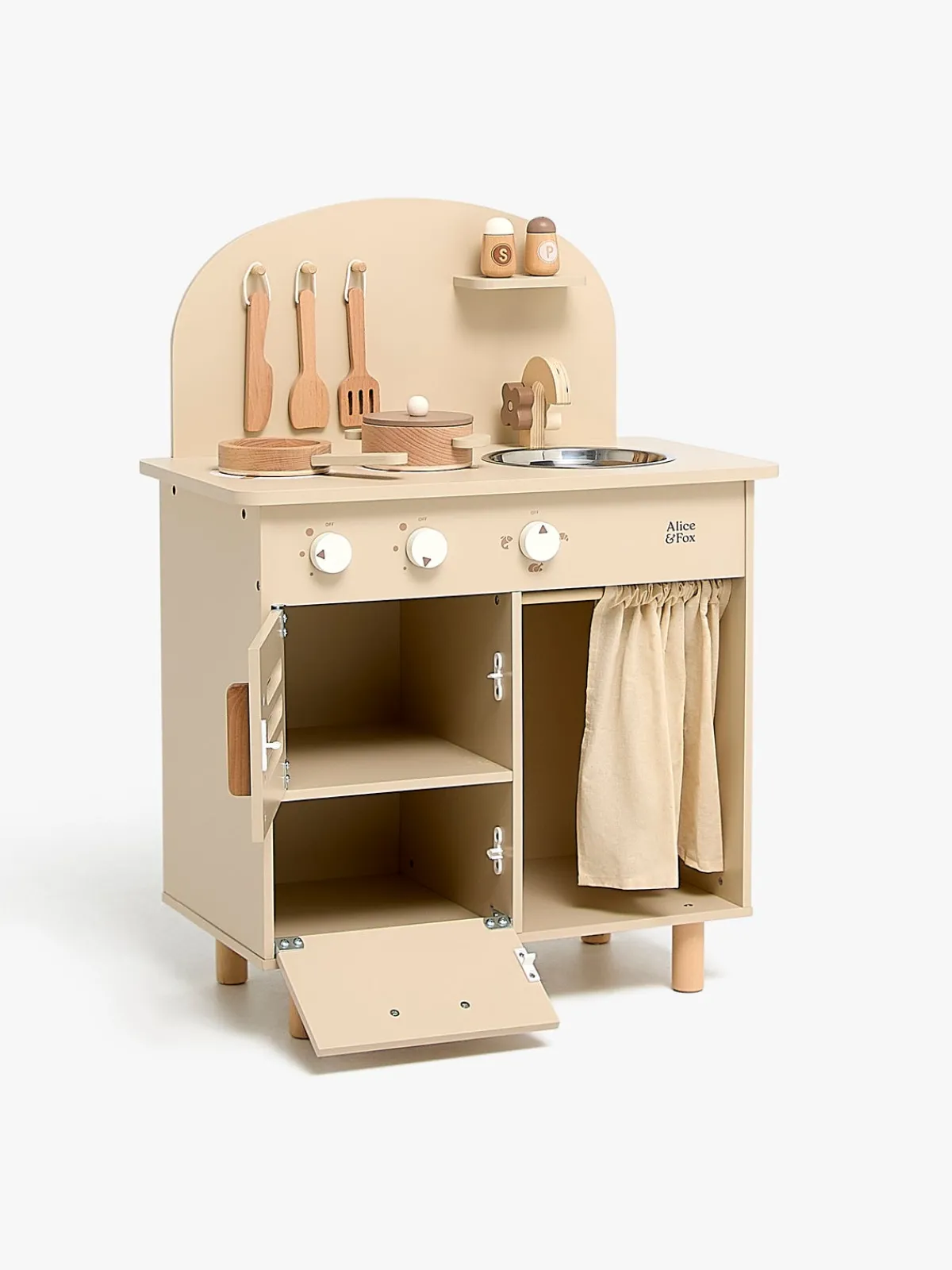 AliceFox Rolleleg>Alice & Fox Retro Køkken Sæt, Beige