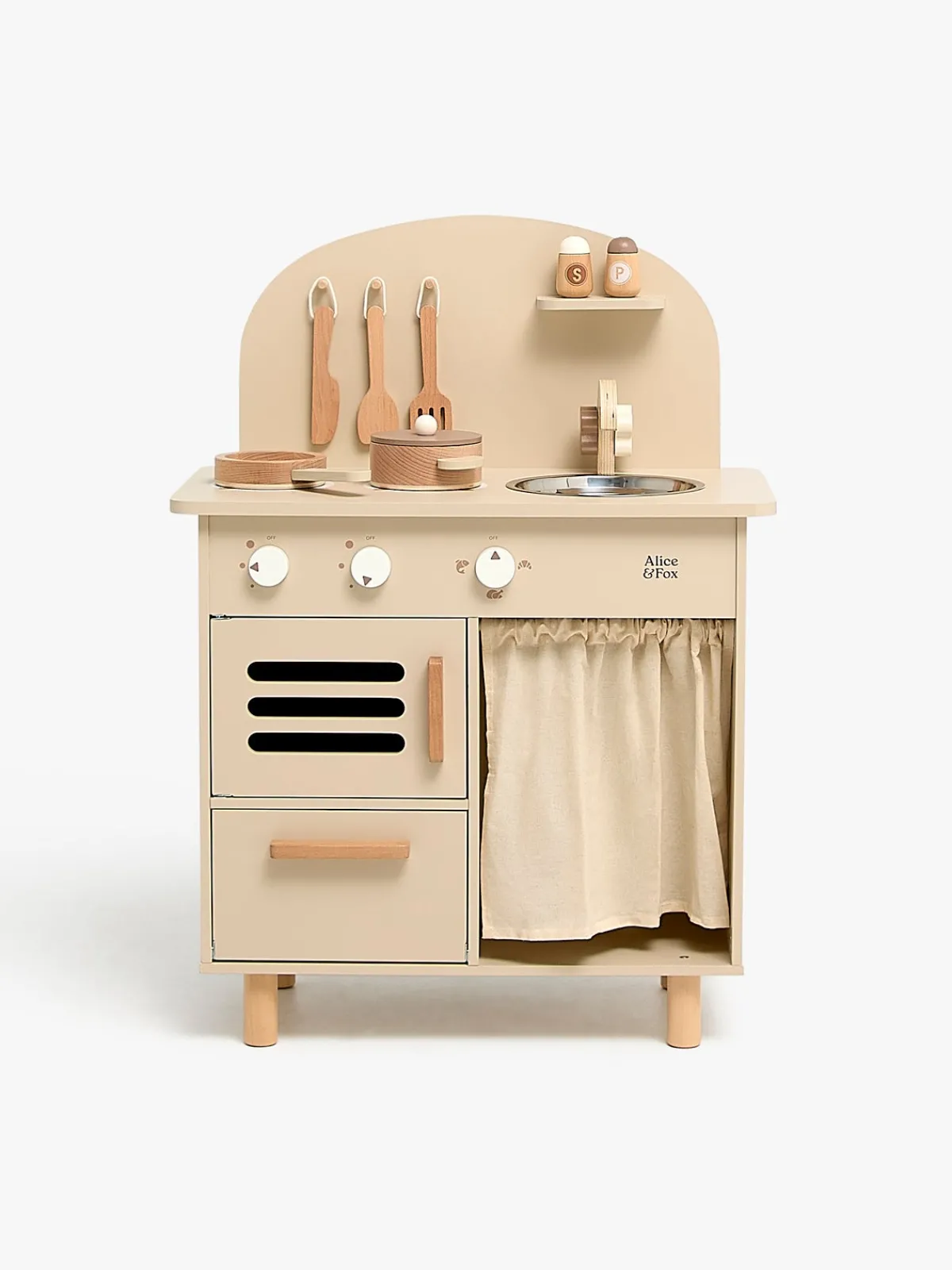 AliceFox Rolleleg>Alice & Fox Retro Køkken Sæt, Beige