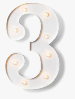 AliceFox Lamper & Belysning*Alice & Fox Tallampe 3, Hvid