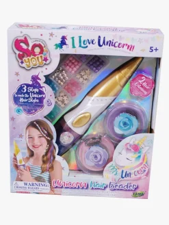 Alrico Kreativt Legetøj*Unicorn Hårsæt, Multifarvet