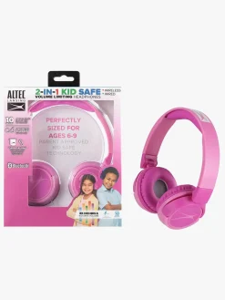 AltecLansing Altec Lansing Høretelefoner Trådløse 2-i-1, Pink