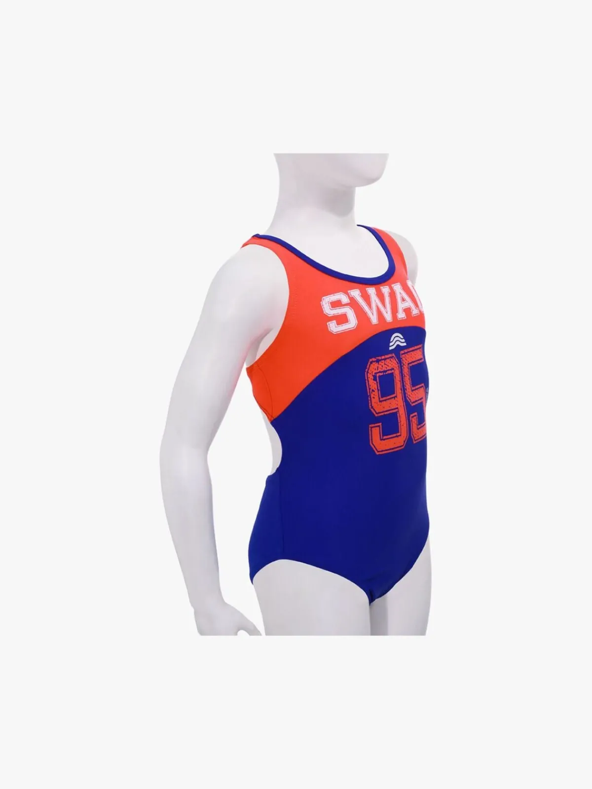 Børn Aquarapid Uv & Strand>Level Badedragt, Blå/Orange