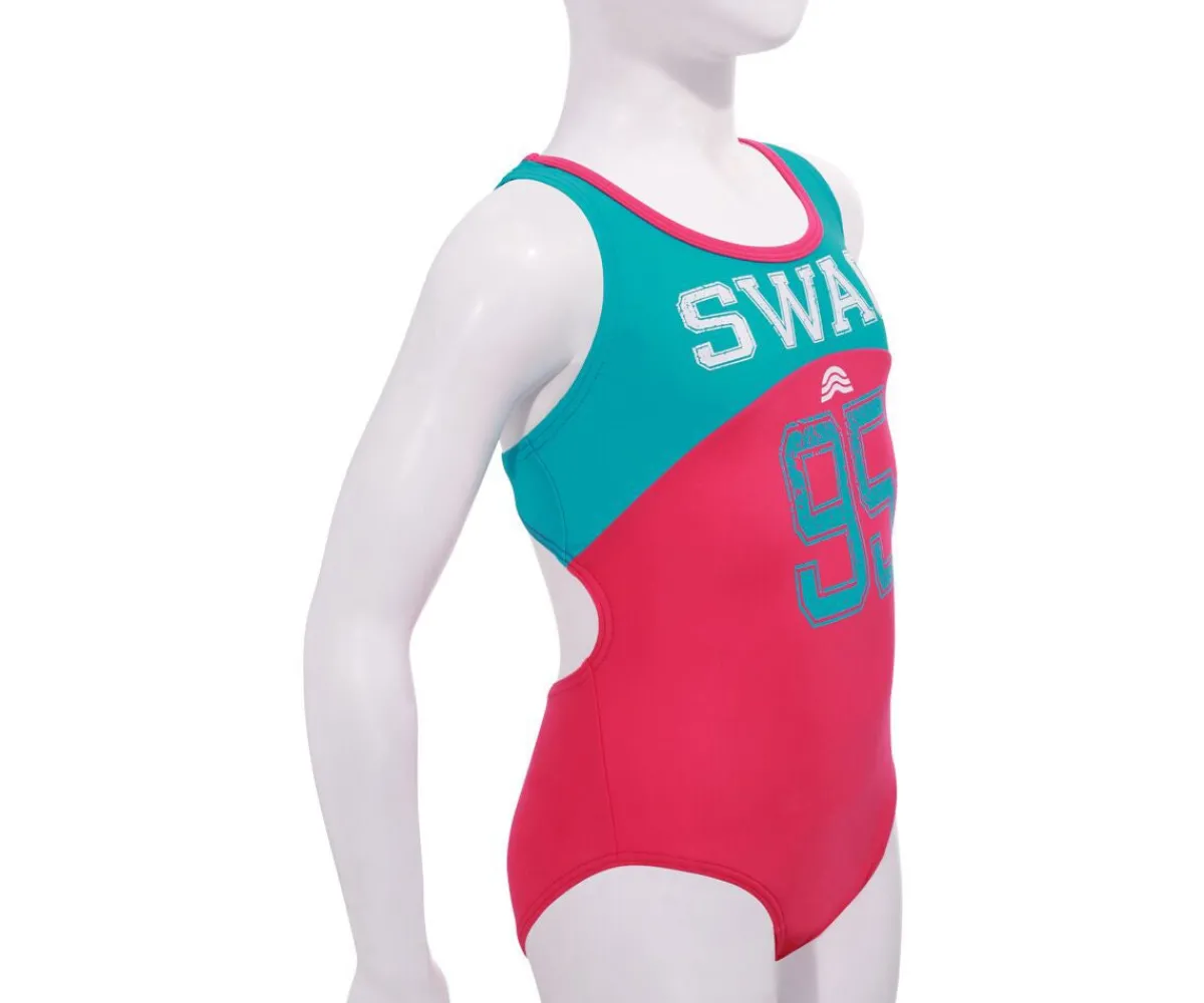 Børn Aquarapid Uv & Strand>Level Badedragt, Pink